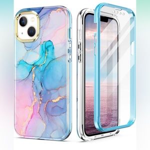 Marble Pattern multicolored Phone Case For IPhone 13